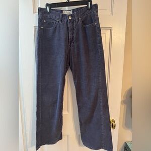 Abercrombie and Fitch "Blue Jeans (really corduroy)" Size 8 pants.